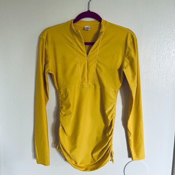 Sailbee Yellow Rash Guard Size Medium - Picture 1 of 4